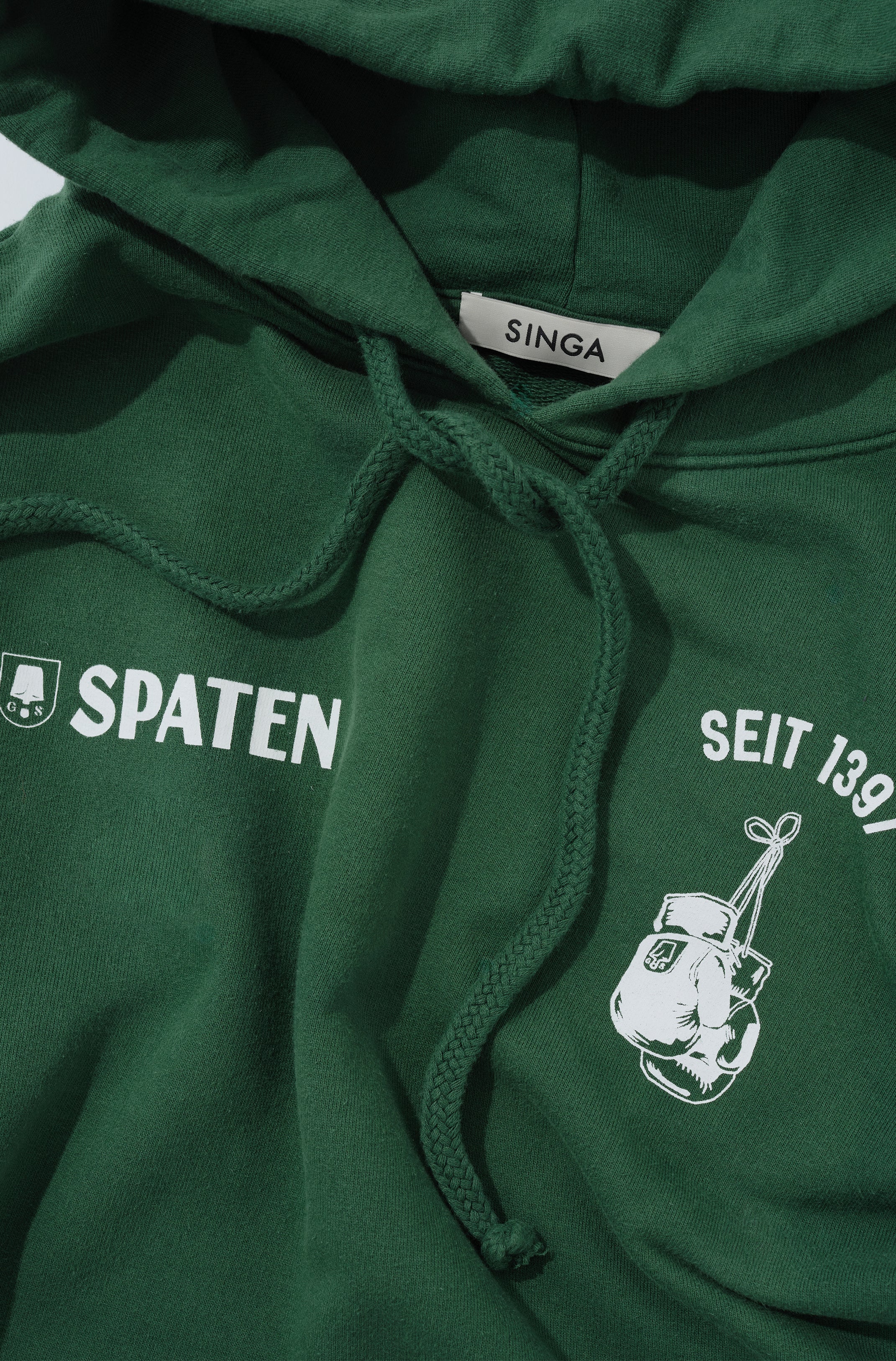 Hoodie Boxeador Singa Spaten Verde