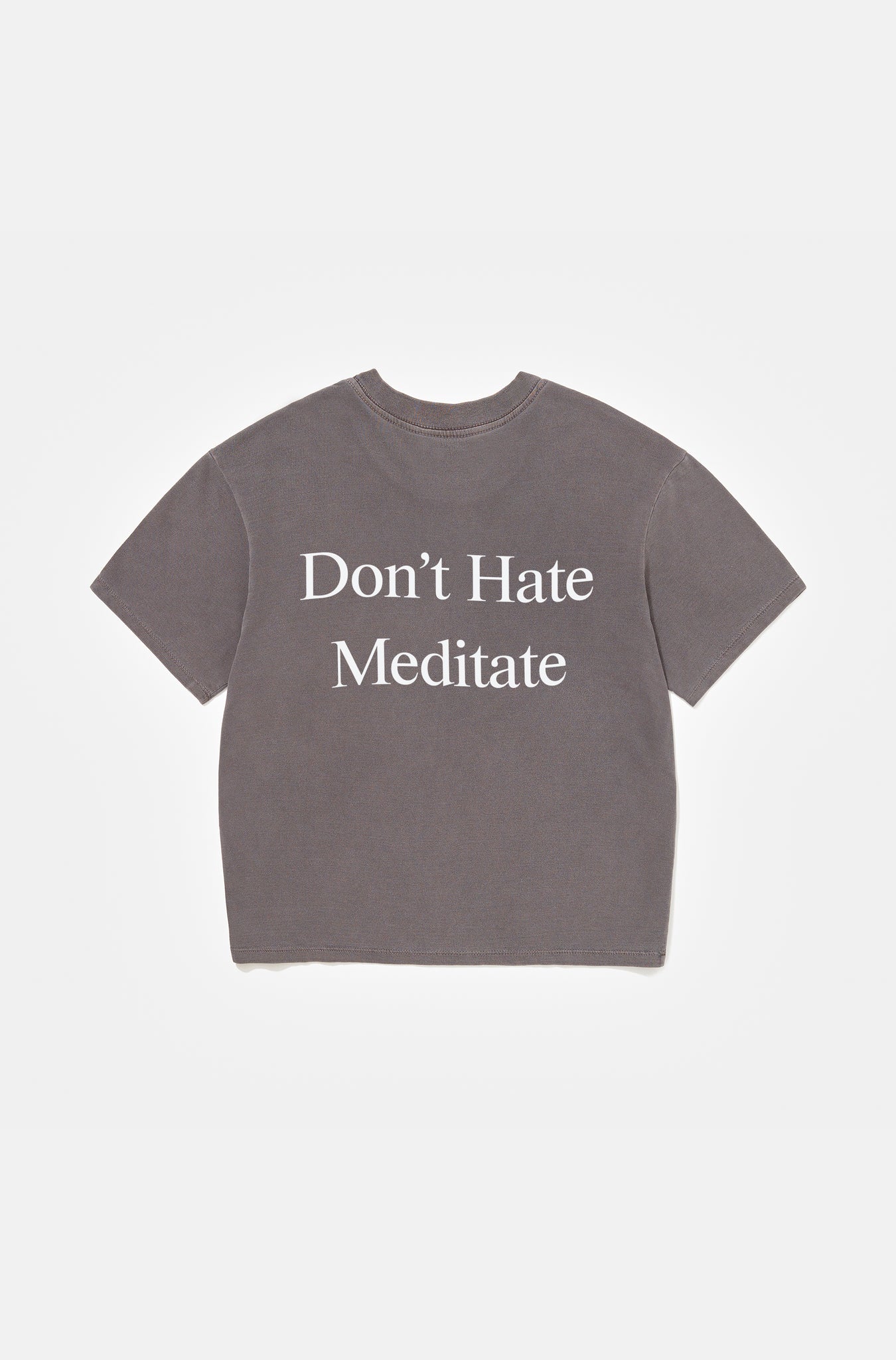 Boxy Don't Hate Meditate Chakra-Washed™ Beluga