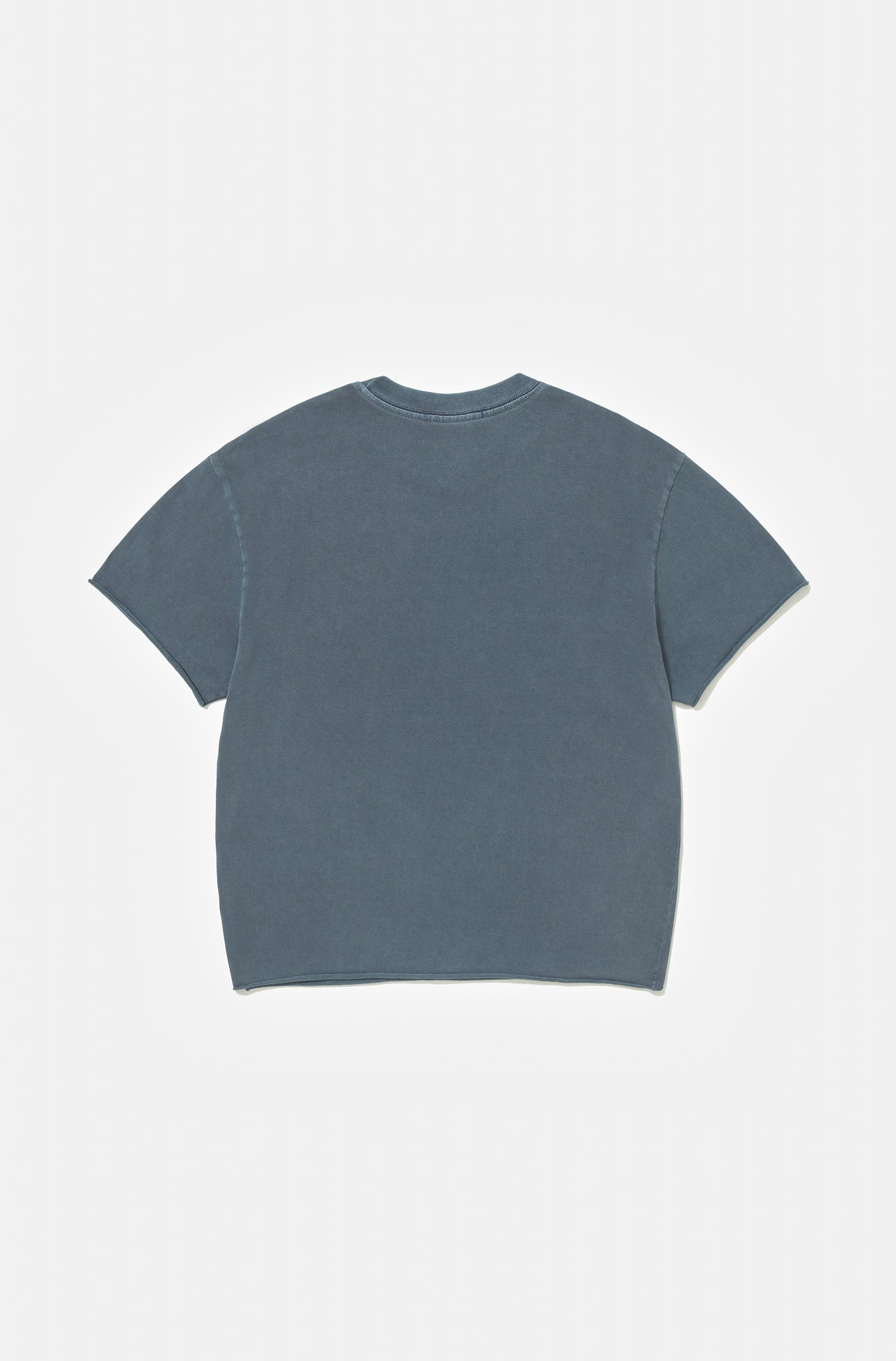 Camiseta Boxy Regular Chakra-Washed™ Indigo Corte a Fio