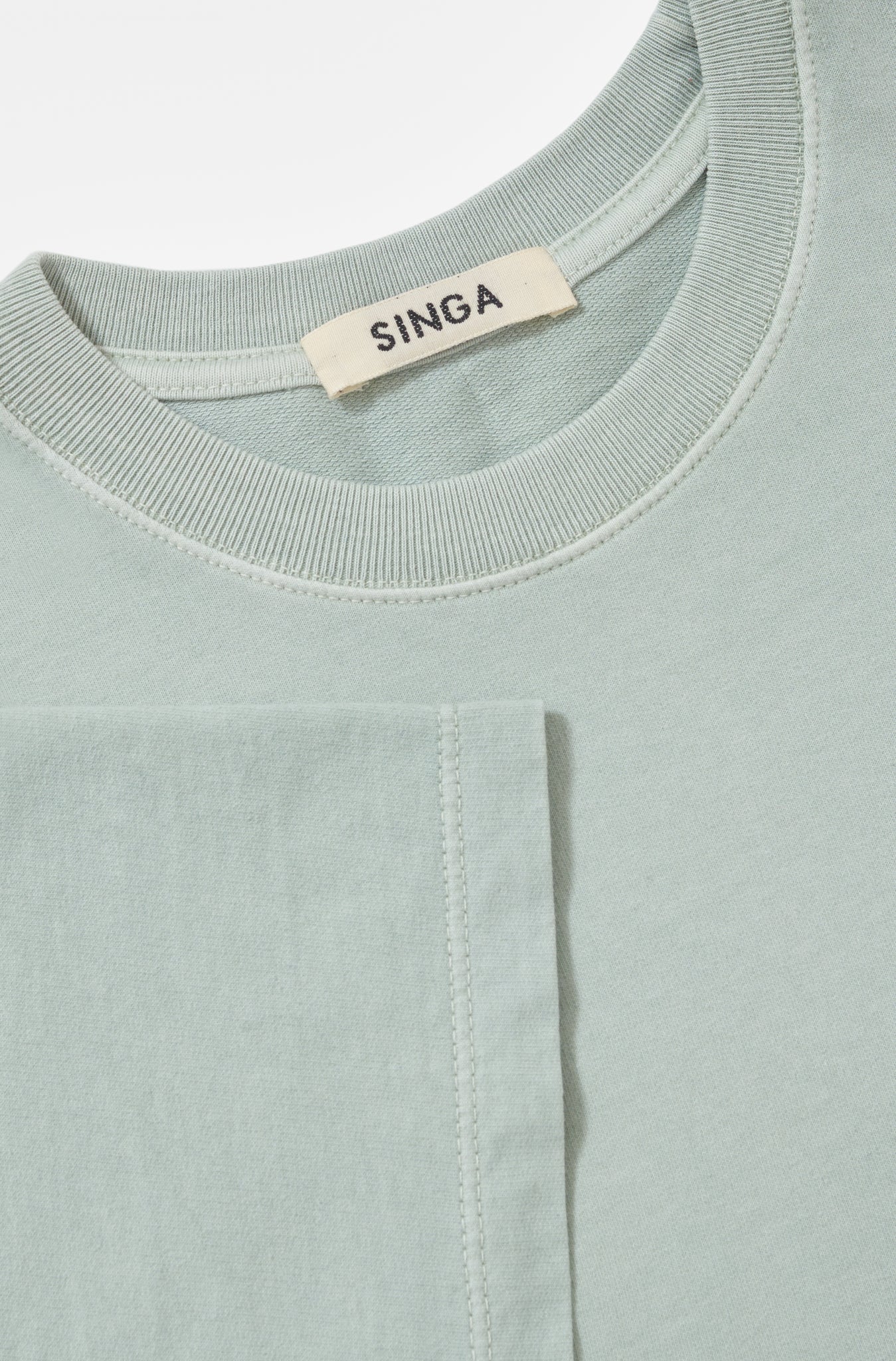 Camiseta Boxy Regular Sage