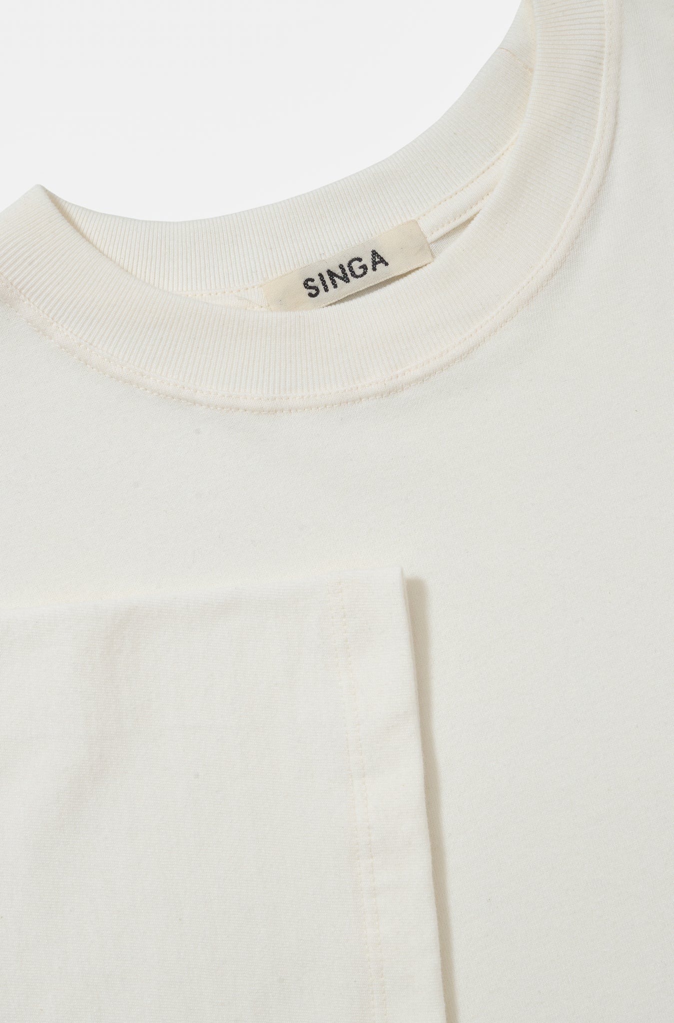 Camiseta Boxy Oversized Off-White